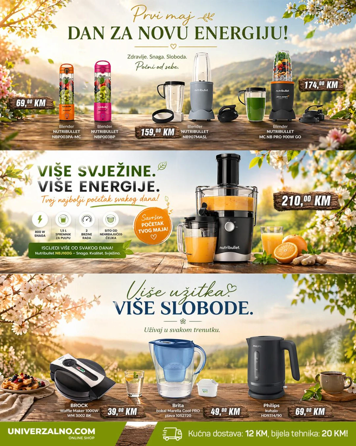 Blenderi i sokovnici Univerzalno katalog Prvi maj akcija